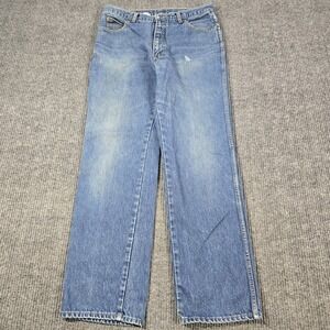 Vintage Calvin‎ Klein Jeans Mens 36 Blue Relaxed Union Made USA 90s Y2k 32x31